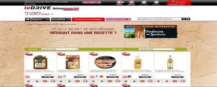 Site Internet Drive : commandez et exportez des produits français