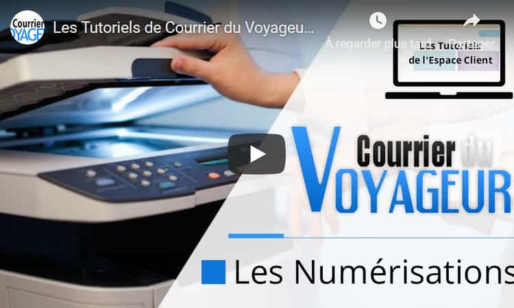 Demandes de numérisation depuis votre espace